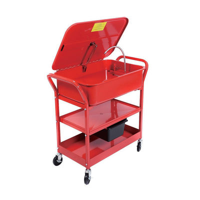 YD43-004 20Gal Electric Parts Washer: 5.28GPM, 4 Casters, for Auto/Agri/Hardware