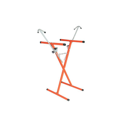 Heavy Duty Folding Bumper Stand YD81-012: Adjustable Arms, for Prep/Spraying/Storage