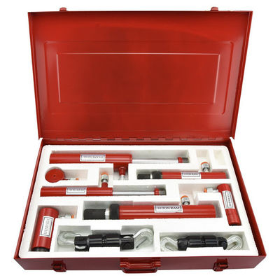 Workshop 7pcs Push Pull Ram Kit 10T Hydraulic Lifting Jack